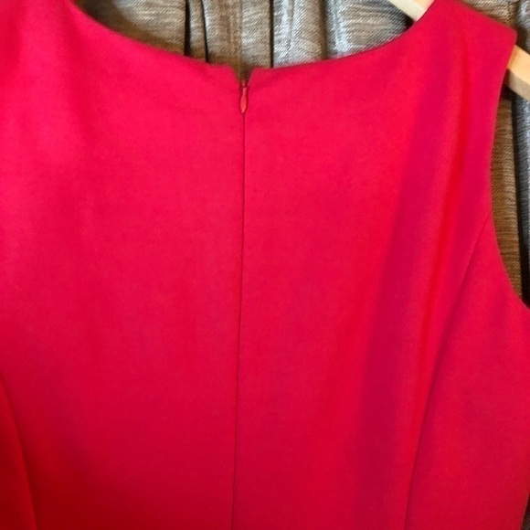 NWT Talbots Pink Small V Neck Sleeveless Sheath Dress Size 10 - Picture 13 of 16